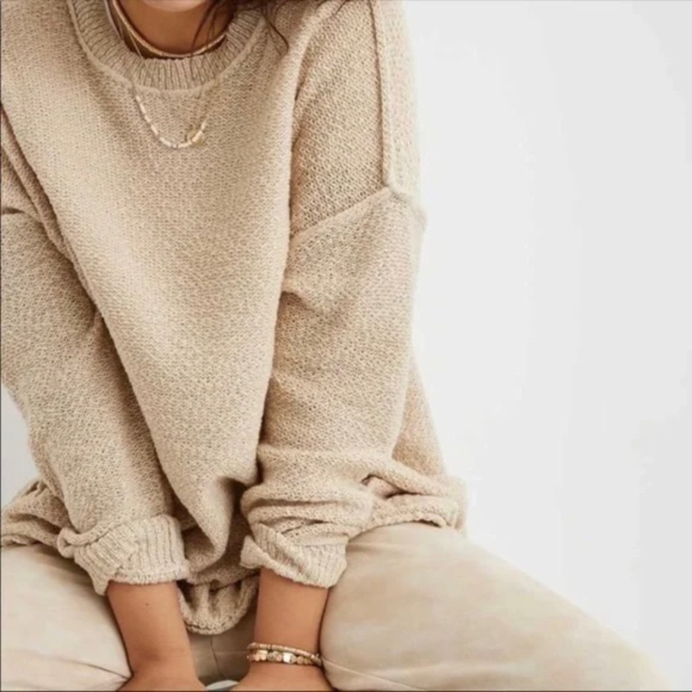 Aerie Deconstructed Crew Sweater